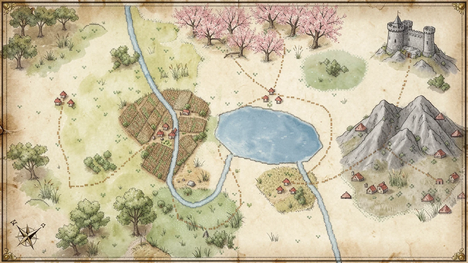 The map of Larkvale